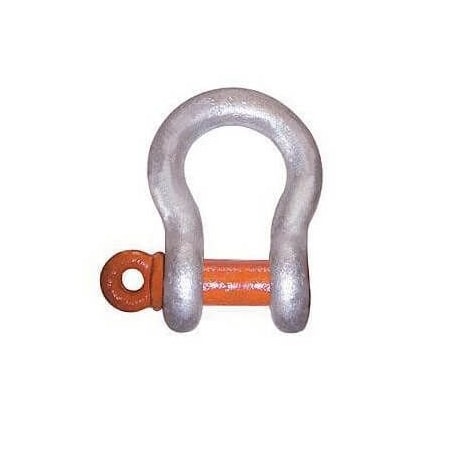 Cm Anchor Shackle, 20 Ton Load, 158 In, 134 In Screw Pin, Galvanized MC685G